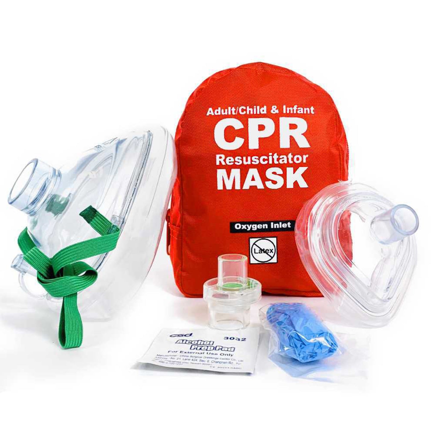CPR Face Mask with Case FAK5000SGI-RED