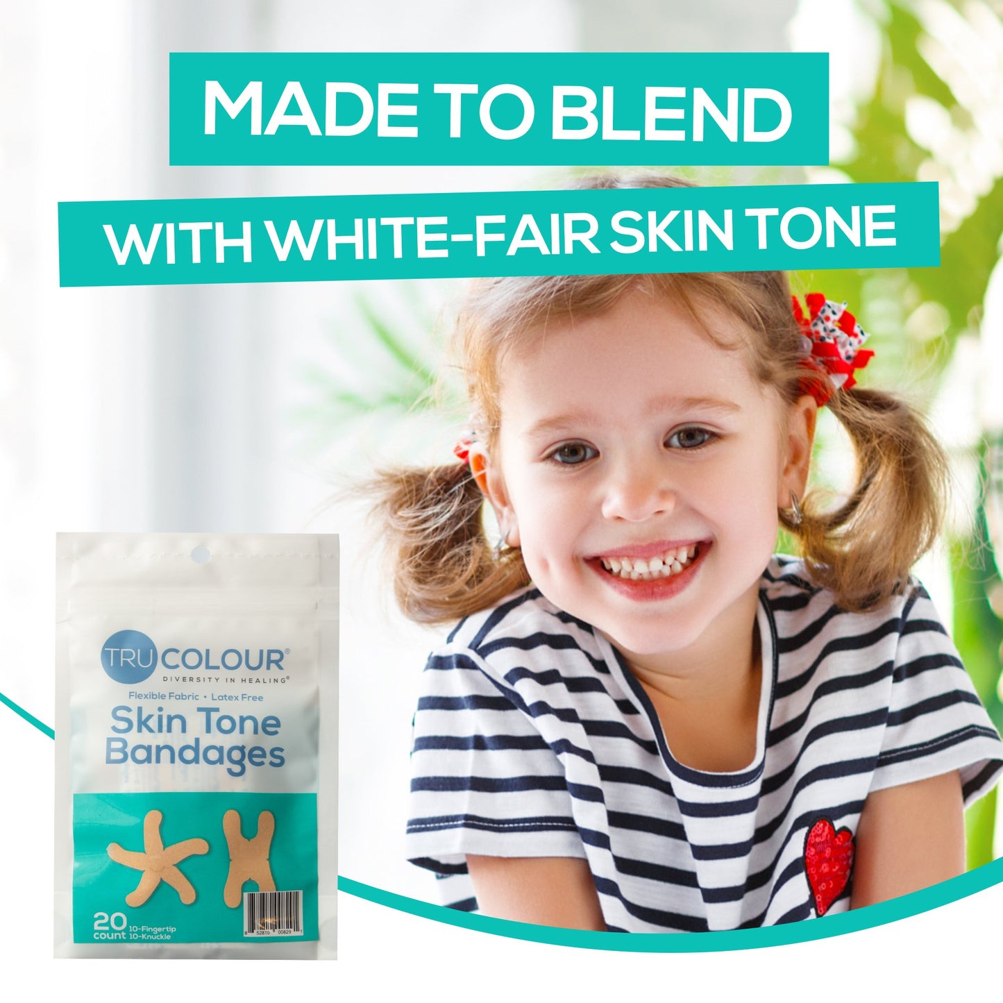 TruColour® Beige Adhesive Strip, Knuckle / Fingertip TCB-AKF