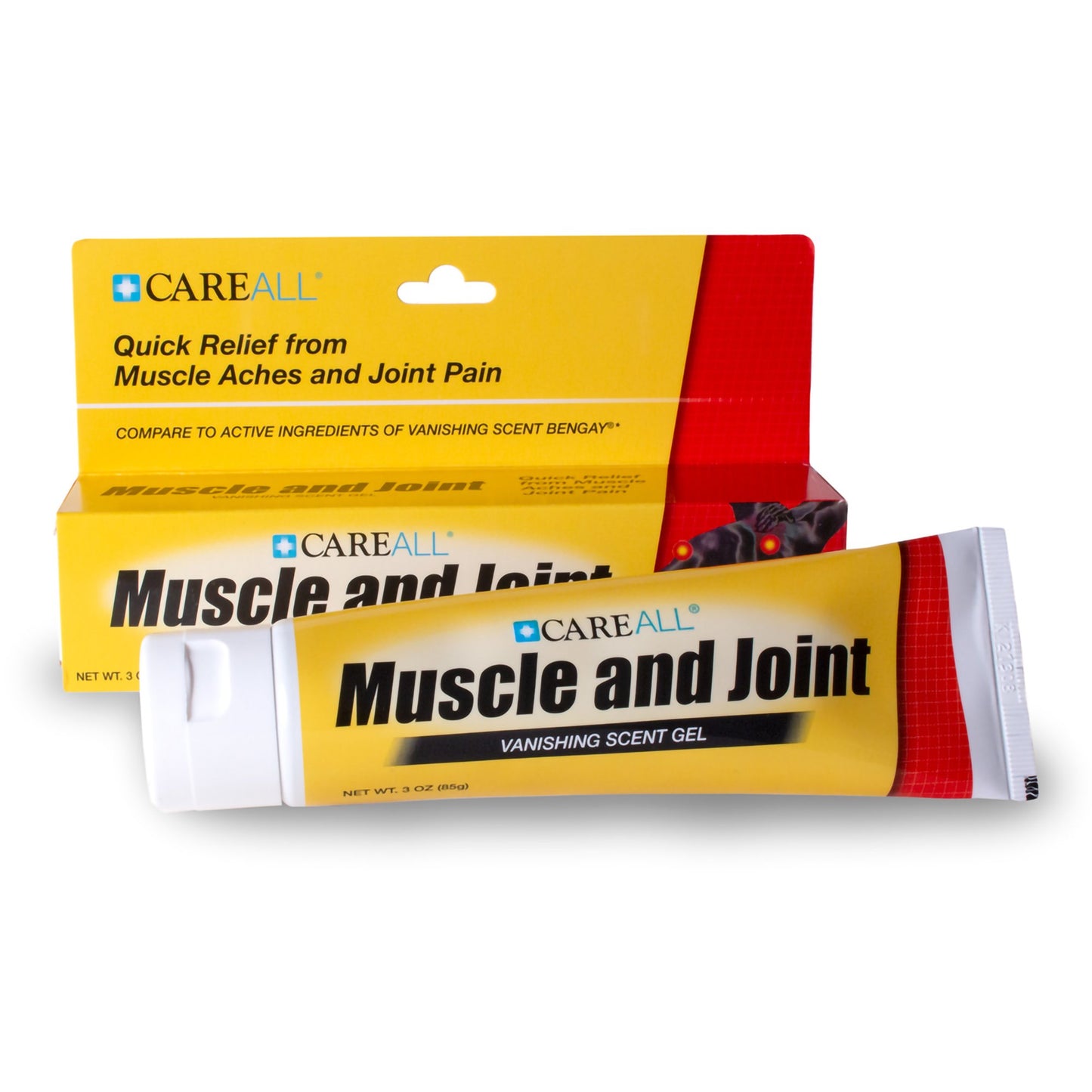 Topical Pain Relief CareAll® Muscle and Joint 2.5% Strength Menthol Topical Gel 3 oz. - MJG3