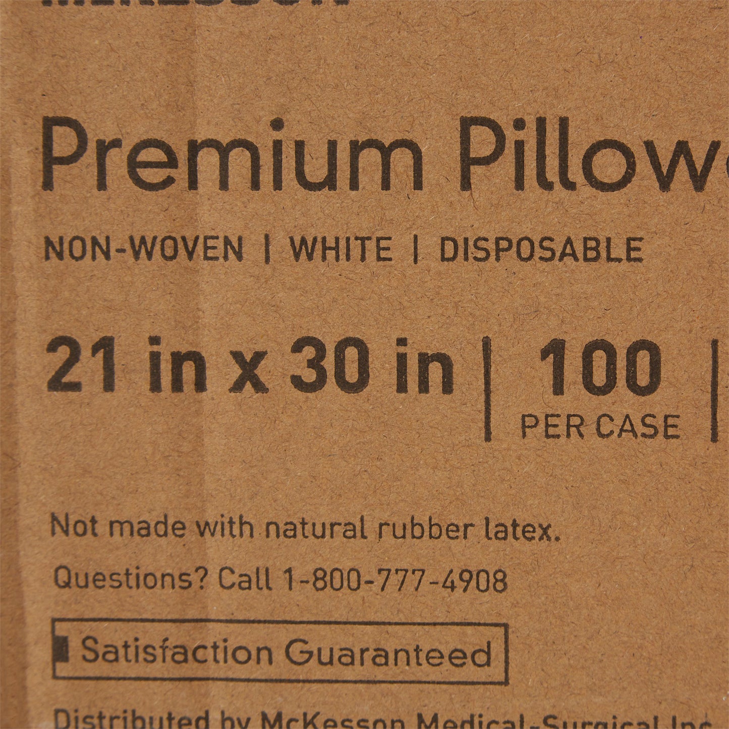McKesson White Nonwoven Pillowcase, 21 x 30 Inch 16-915