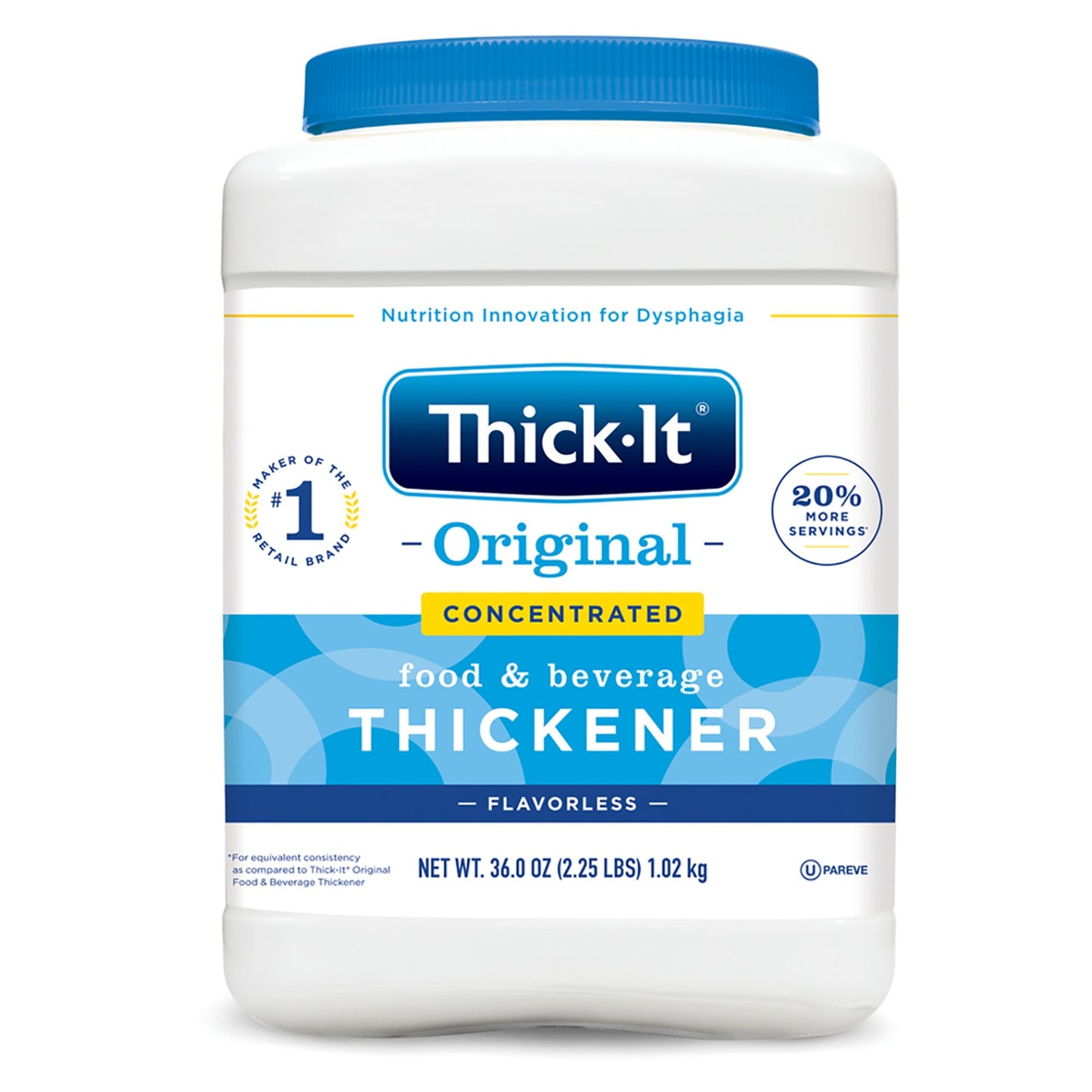 Food and Beverage Thickener Thick-It® Original Concentrated 36 oz. Canister Unflavored Powder IDDSI Level 0 Thin - J587-C6800