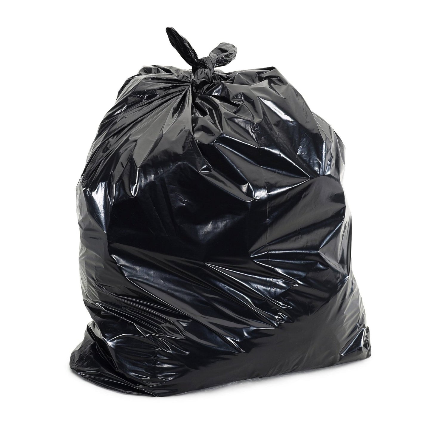 Trash Bag Colonial Bag 60 gal. Black LLDPE 1.2 mil 38 X 58 Inch X-Seal Bottom Coreless Roll - CRTGG-58HP