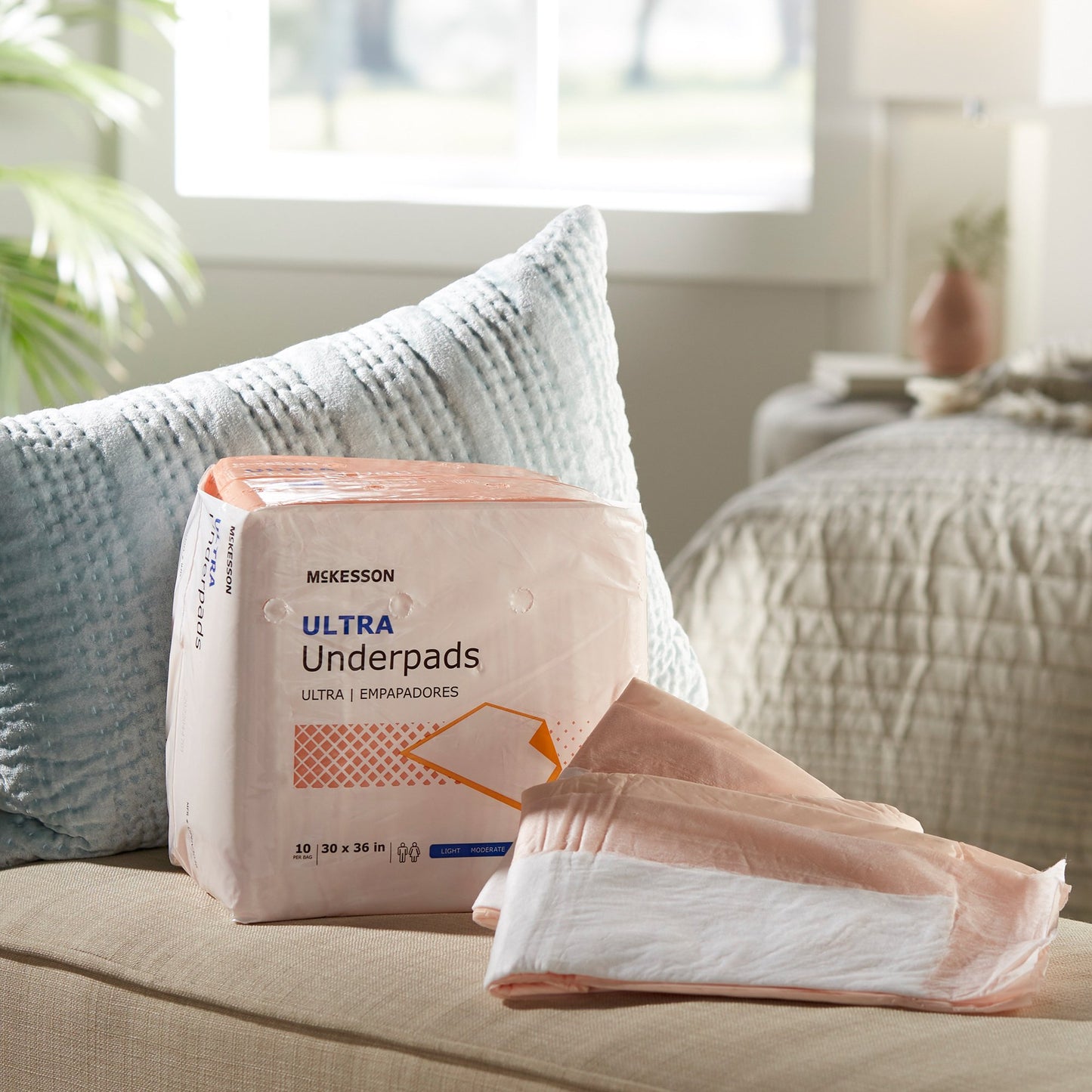 McKesson Ultra Heavy Absorbency Underpad, 30 x 36 Inch UPHV3036