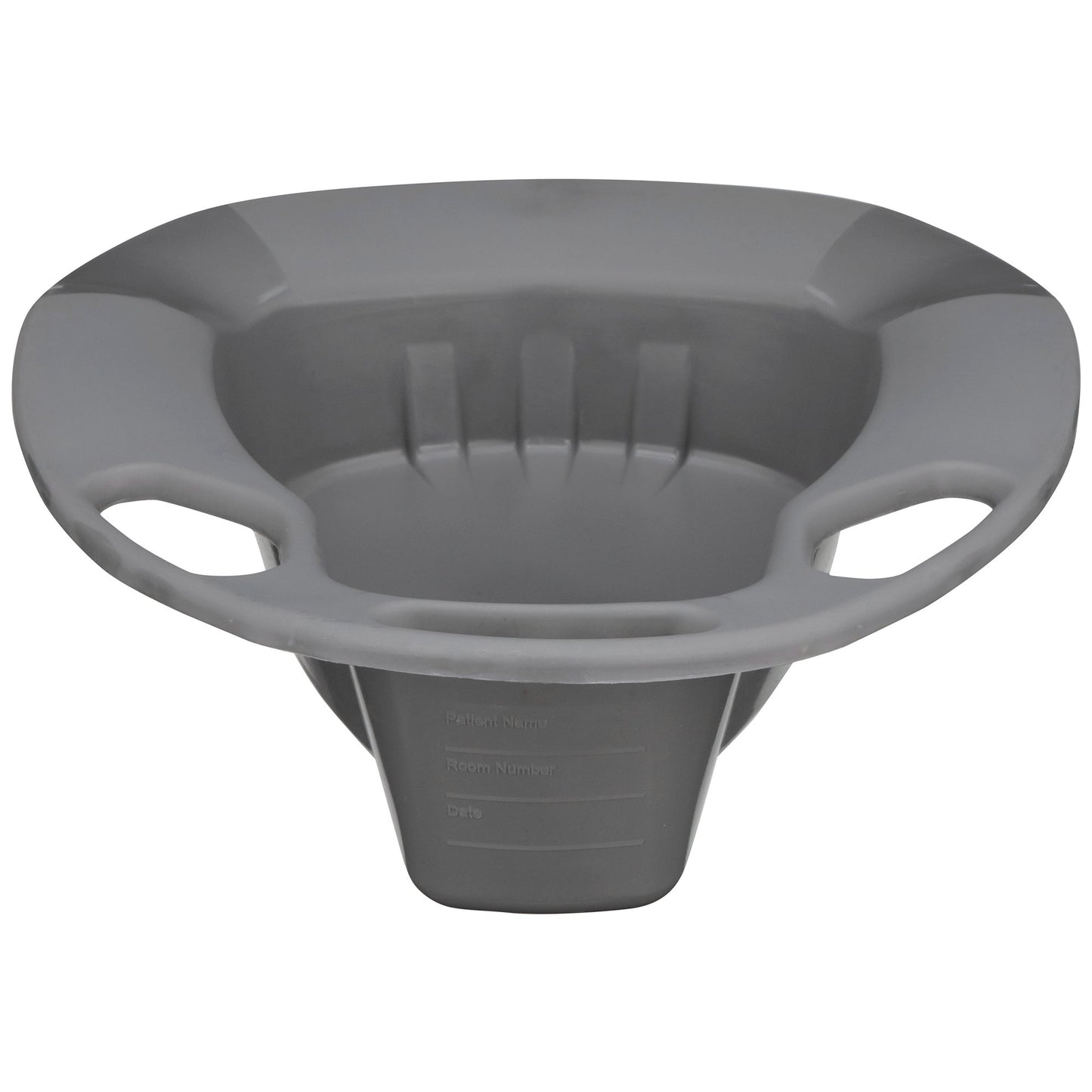 McKesson Stackable Bedpan, Non-Stick Plastic, Graphite Color 56-80245