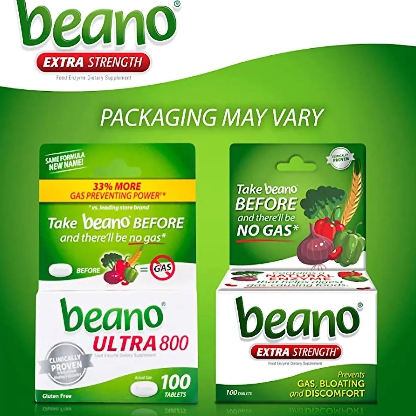 Beano® Extra Strength Food Enzyme Tablets 04203710300