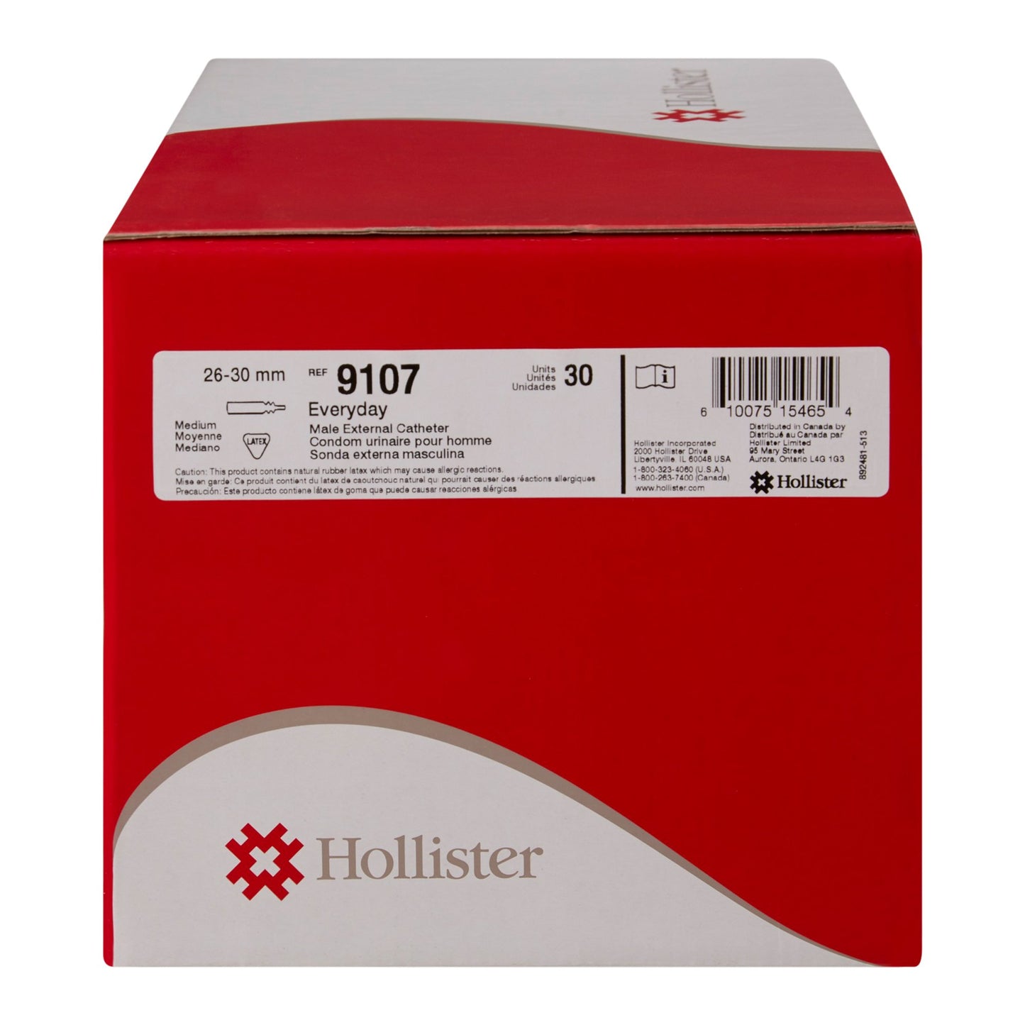 Hollister Everyday™ Male External Catheter, Medium 9107