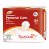 Bladder Control Pad Tranquility® Personal Care 6-1/2 X 13-1/2 Inch Heavy Absorbency Super Absorbent Core One Size Fits Most - 2381
