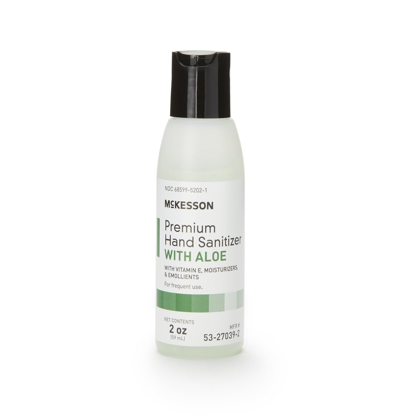 Hand Sanitizer with Aloe McKesson Premium 2 oz. Ethyl Alcohol Gel Bottle - 53-27039-2