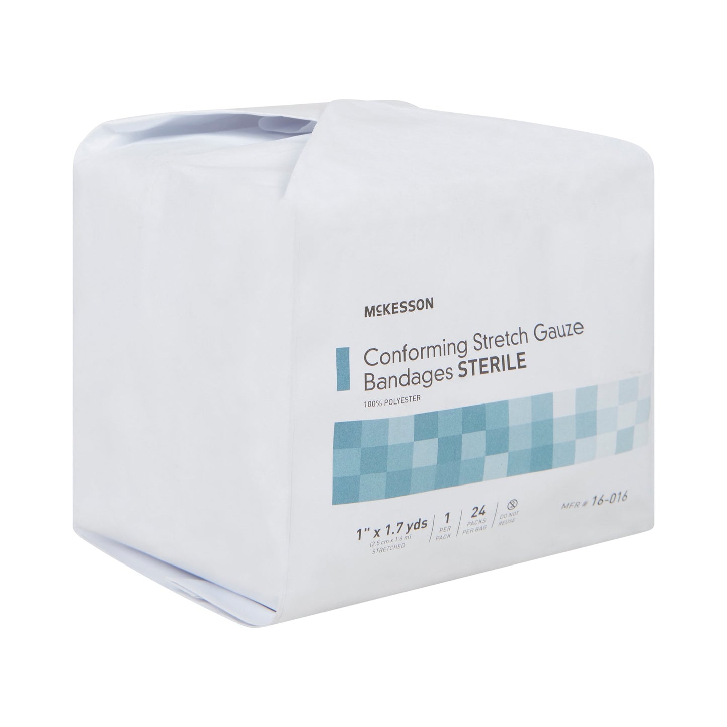 McKesson Sterile Conforming Bandage, 1 Inch x 1-7/10 Yard 16-016