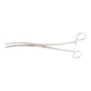 Uterine Dressing Forceps McKesson Bozeman 10-1/2 Inch Length Floor / Office Grade Pakistani Stainless Steel NonSterile Locking Finger Ring Handle Doub
