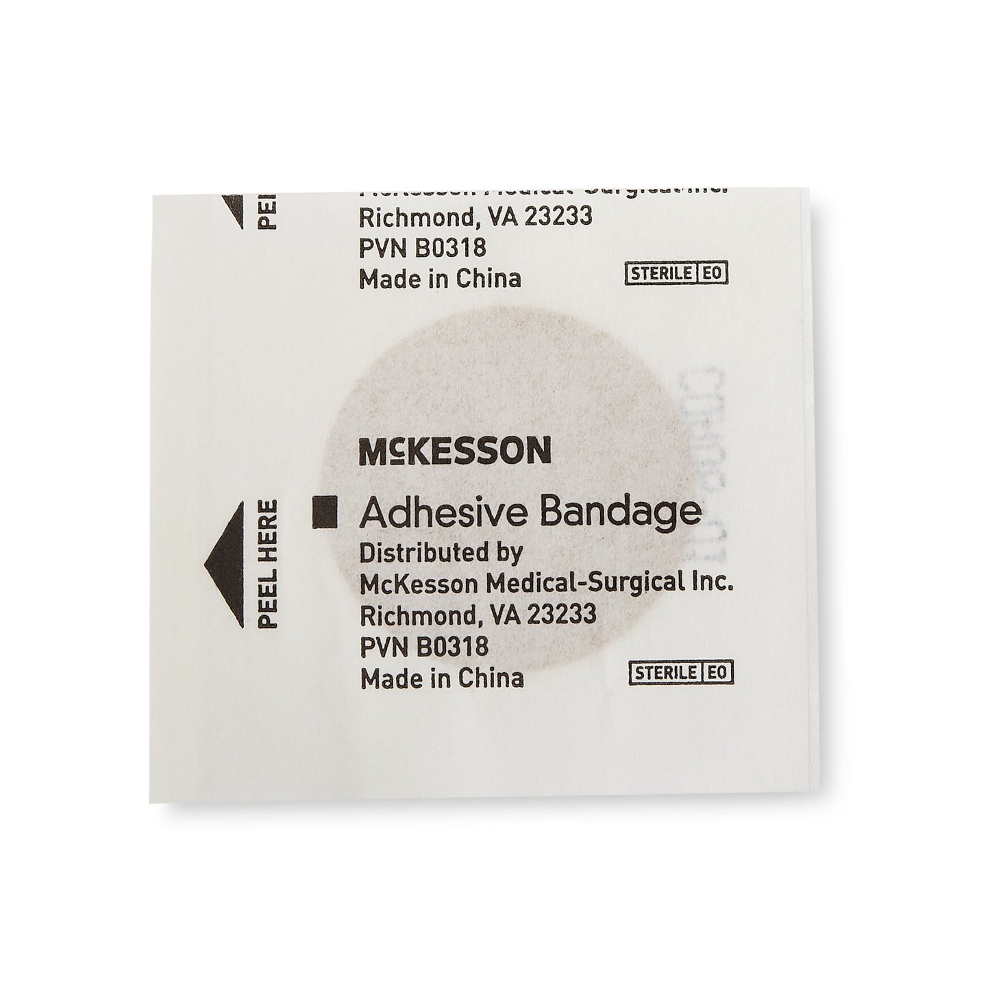 McKesson Round Tan Adhesive Spot Bandage, 1 Inch 16-4822