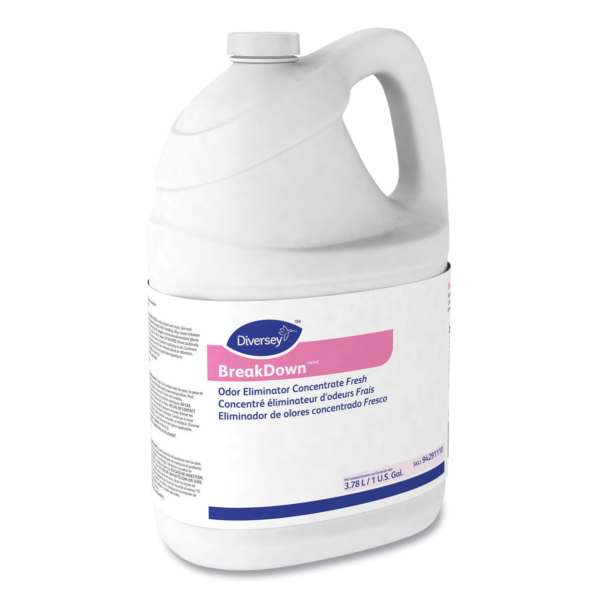 Breakdown Cleaner Label BreakDown™ Odor Eliminator and Cleaner Concentrate, Cherry Almond Scen ...