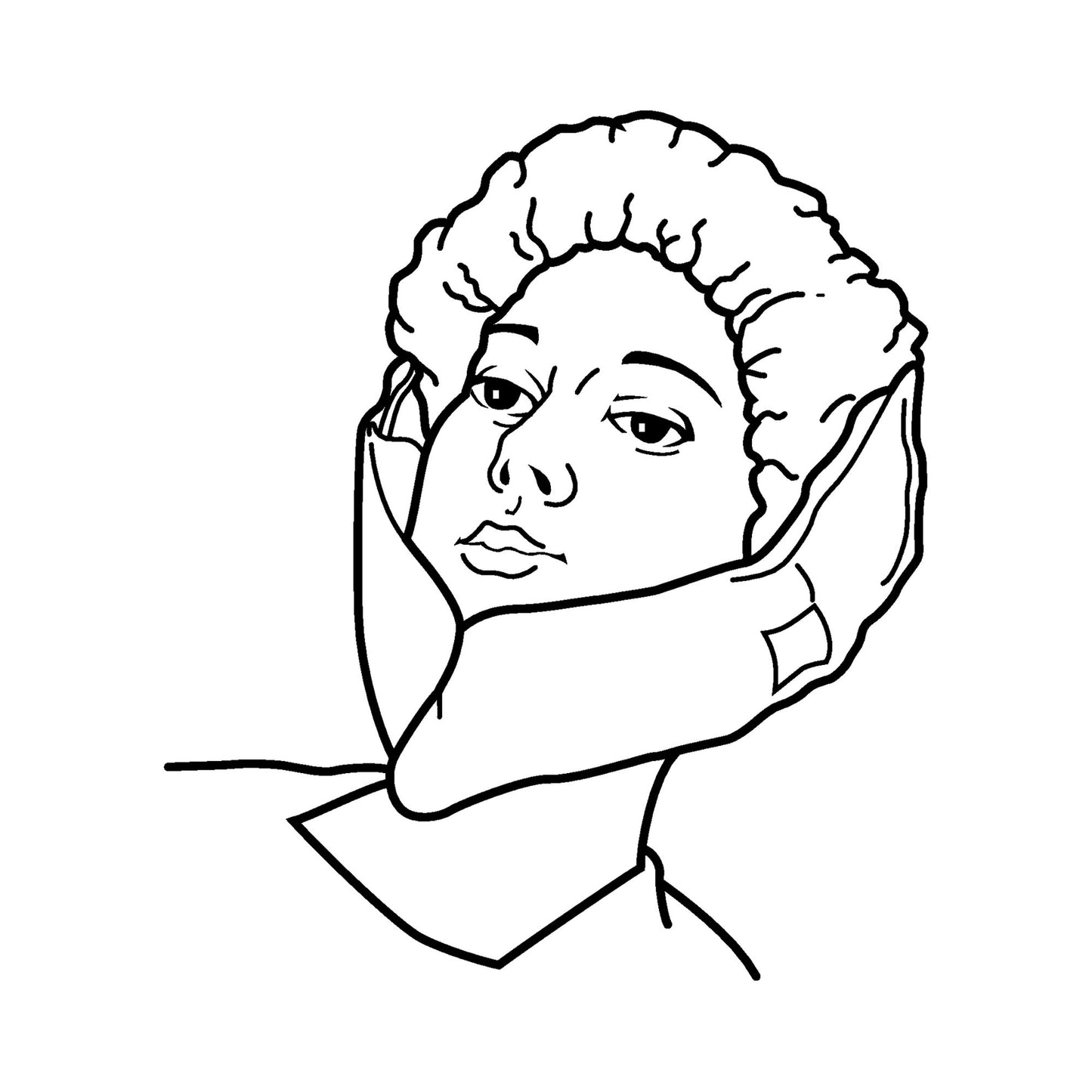 Halyard Bilateral Facial Ice Bag, 5 x 12 Inch 33101