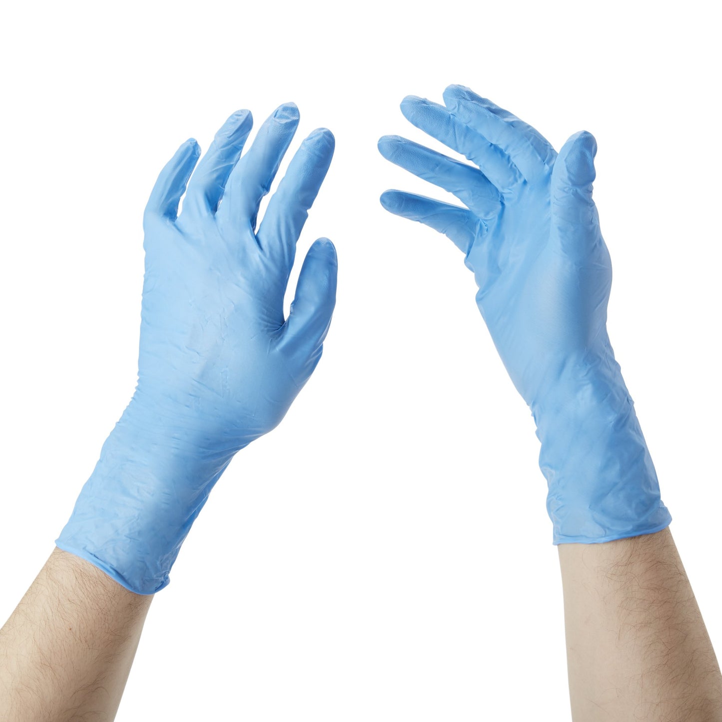 McKesson Confiderm® 6.5CX Nitrile Extended Cuff Length Exam Glove, Small, Blue 14-674C