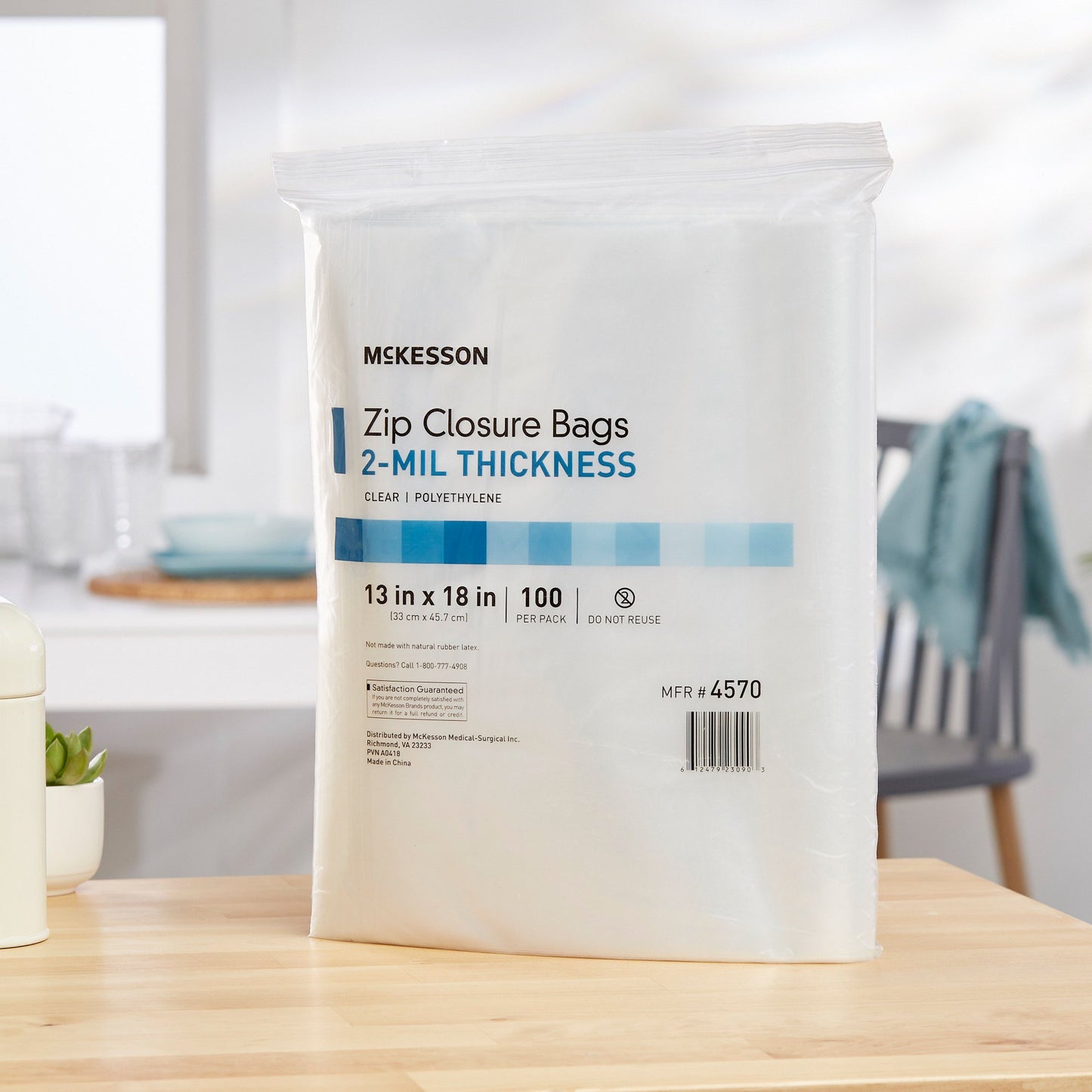 McKesson Zip Closure Bag, 13 x 18 Inch 4570