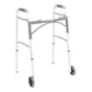 McKesson Junior Aluminum Folding Walker, 25 – 32¼ Inch Height 146-10211-1