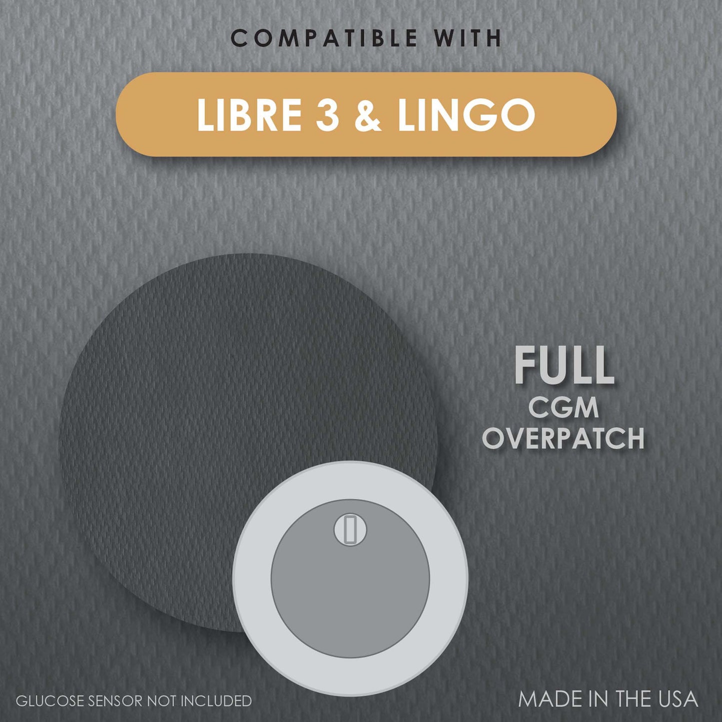 Sensor Overpatch Cover Guard Black For FreeStyle Libre 3 101-101B