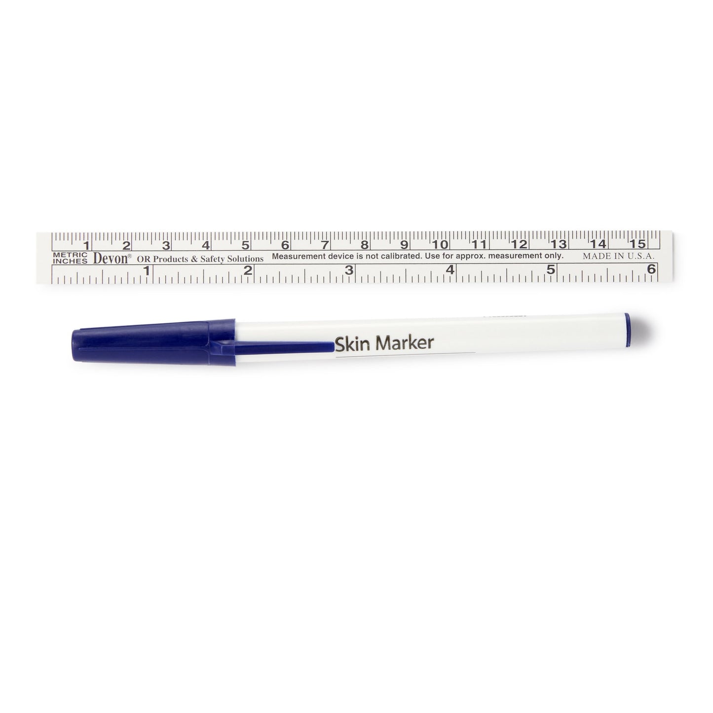 Devon™ Regular Tip Surgical Skin Marker with Ruler 31145785
