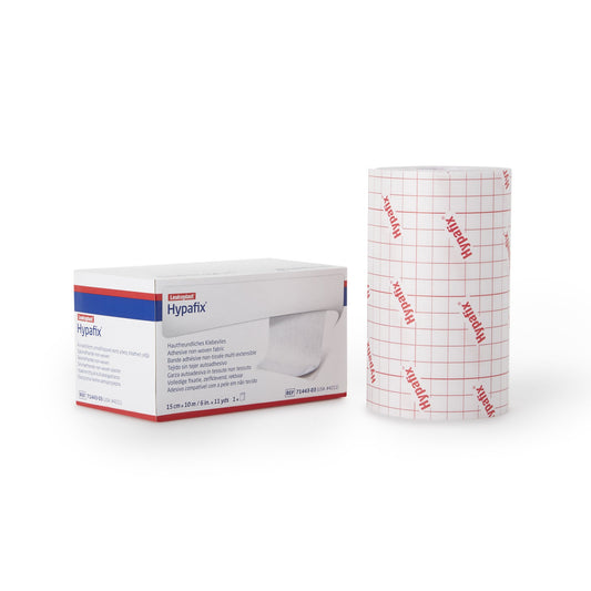 Dressing Retention Tape with Liner Hypafix® White 6 Inch X 10 Yard Nonwoven Polyester NonSterile - 4211