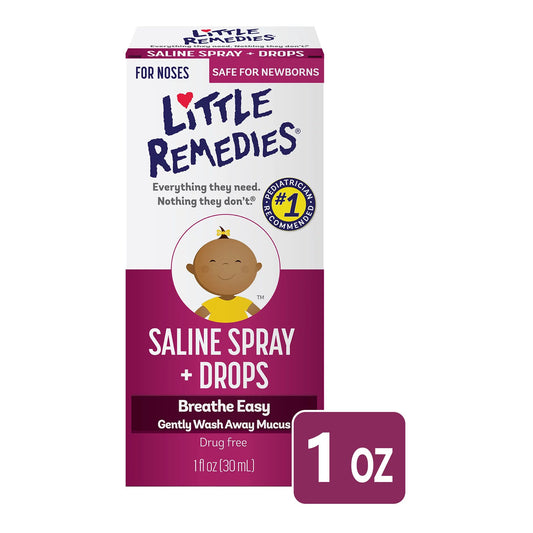 Saline Nasal Spray Little Remedies® 0.65% Strength 1 oz. - 56184012011