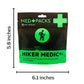 Med Packs™ First Aid Kit for Hikers – Outdoor Injury Supplies in Portable Pouch MM-MED-PACK-HKR-EA-V2