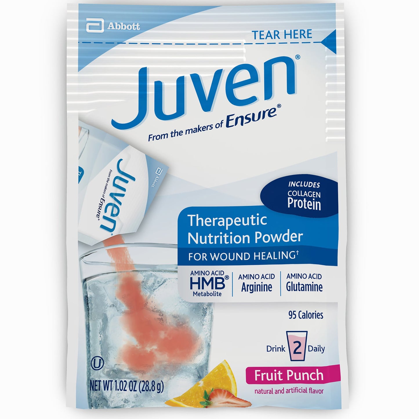 Juven® Fruit Punch Therapeutic Nutrition Powder for Wound Healing 66680