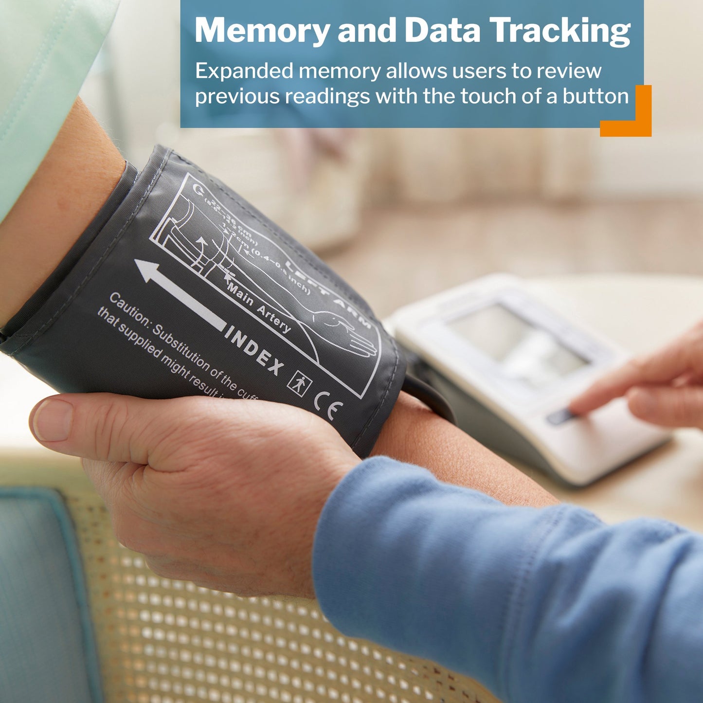 McKesson Aneroid Sphygmomanometer with Large Cuff, Automatic Inflation, 1 Tube 1991
