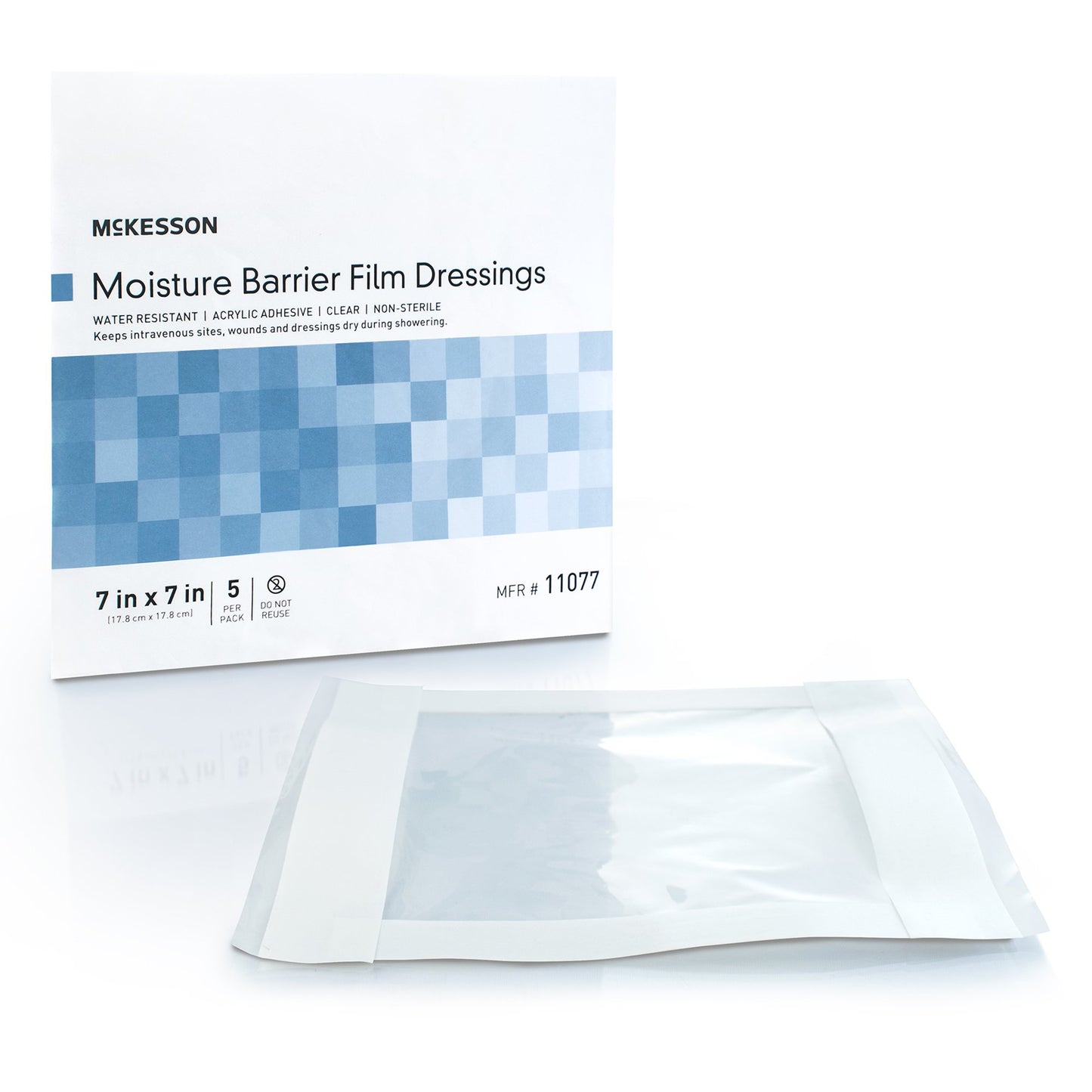IV Site Barrier Protector McKesson 7 X 7 Inch NonSterile - 11077