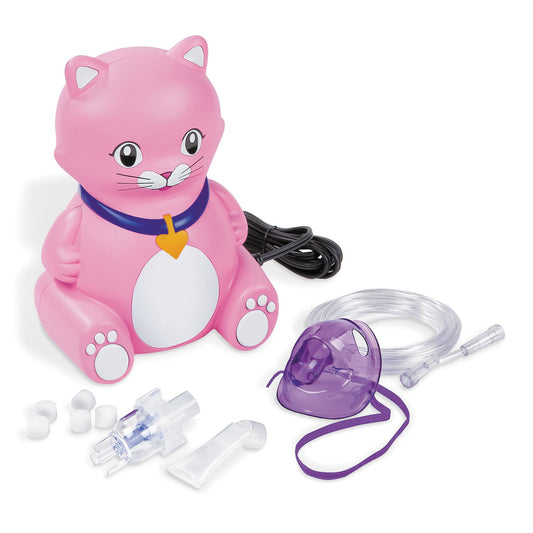 Veridian Handheld Compressor Nebulizer System Small Volume Medication Cup Pediatric Aerosol Mask / Mouthpiece Delivery - 11-512
