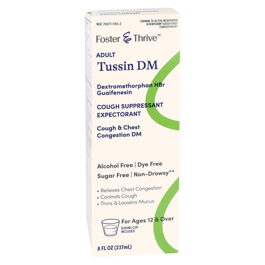 Foster & Thrive™ Adult Tussin DM Cold and Cough Relief 70677118502