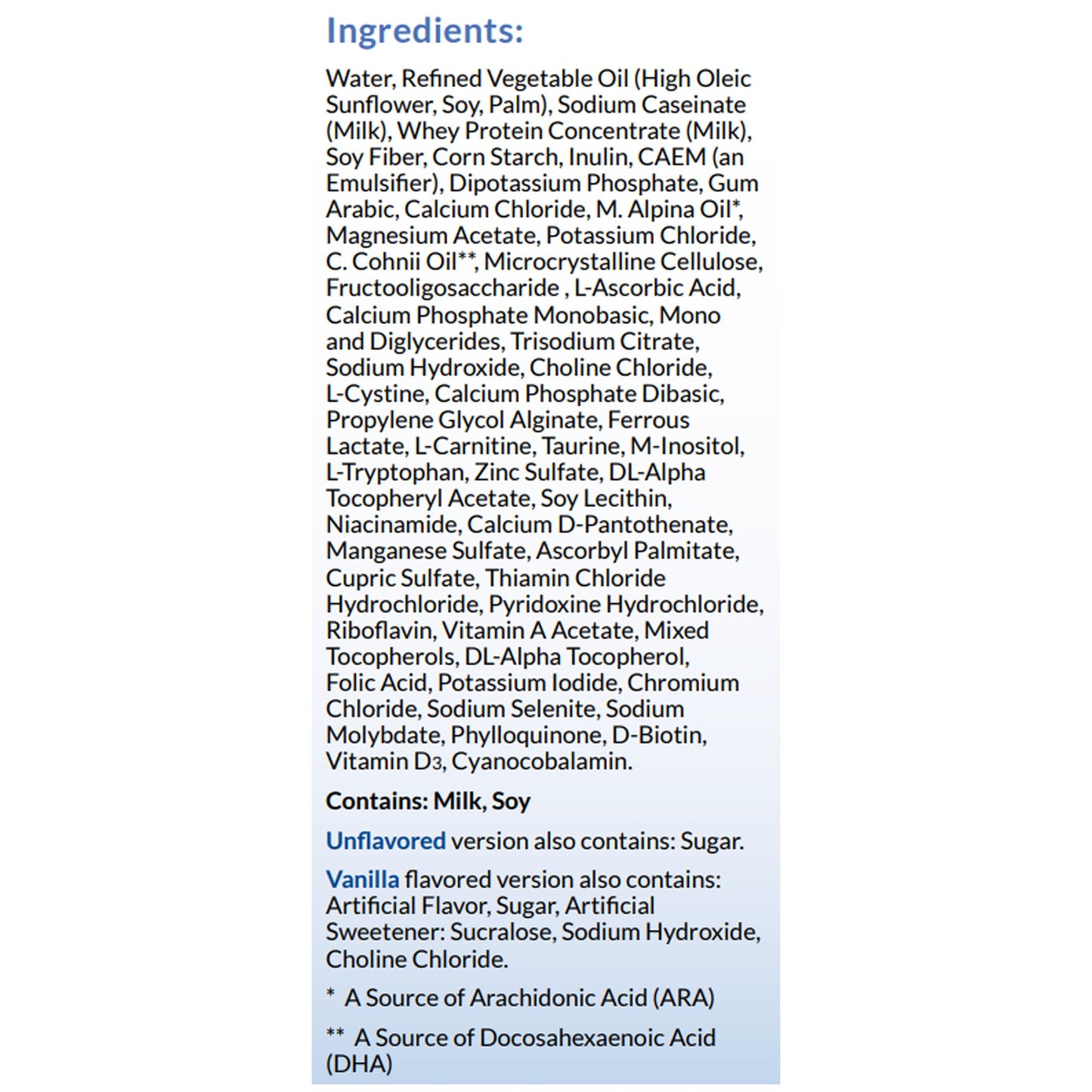 KetoCal® 4:1 LQ Multi Fiber Formula, Dietary Management of Intractable Epilepsy 113357
