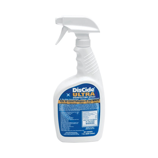 Surface Disinfectant Cleaner DisCide® Ultra Quaternary Based Trigger Spray Liquid 1 Quart Bottle Herbal Scent NonSterile - 3565Q