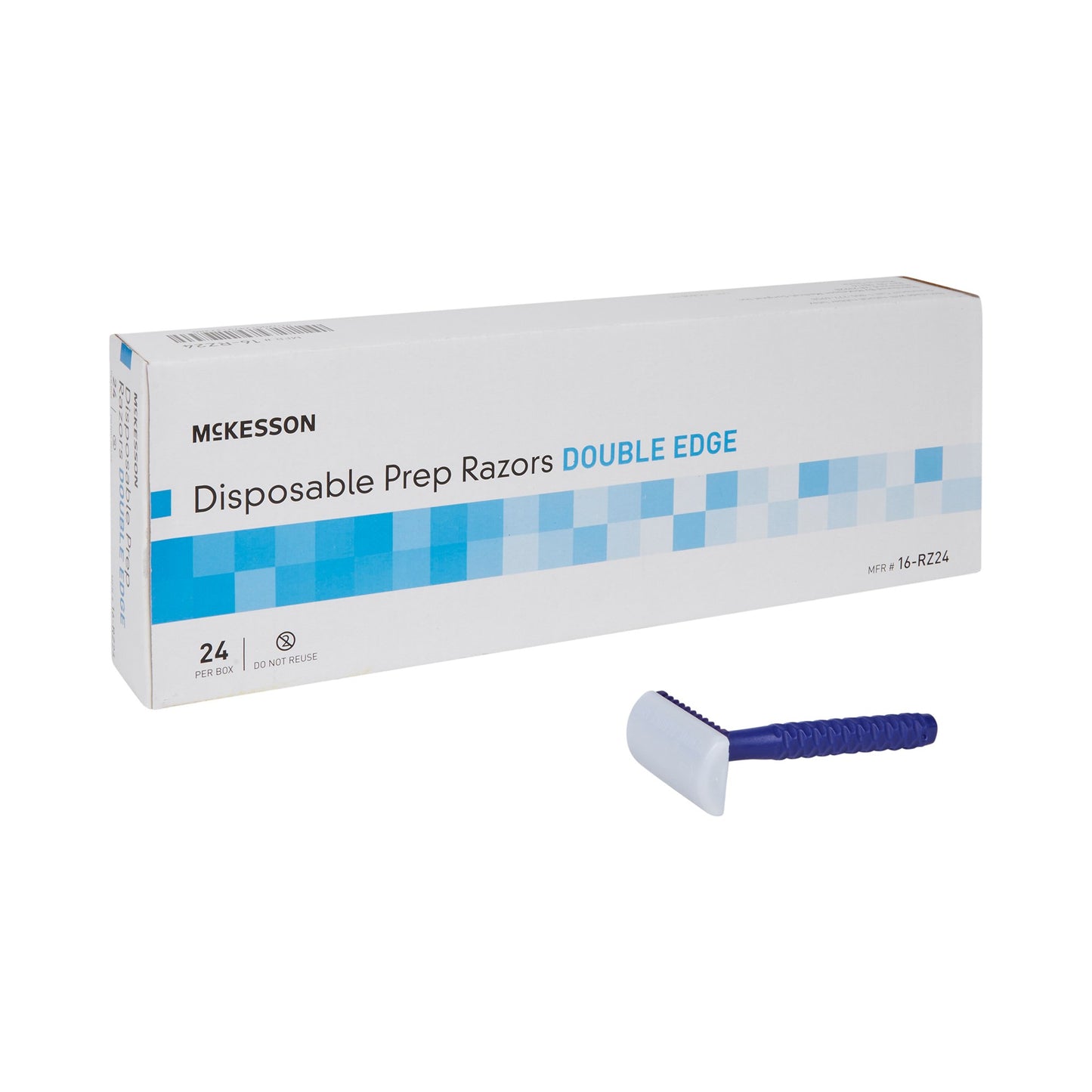 McKesson Brand McKesson Single-Blade Razor, Double-Edged, Disposable 16-RZ24, 1 Each