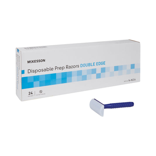 McKesson Brand McKesson Single-Blade Razor, Double-Edged, Disposable 16-RZ24, 1 Each