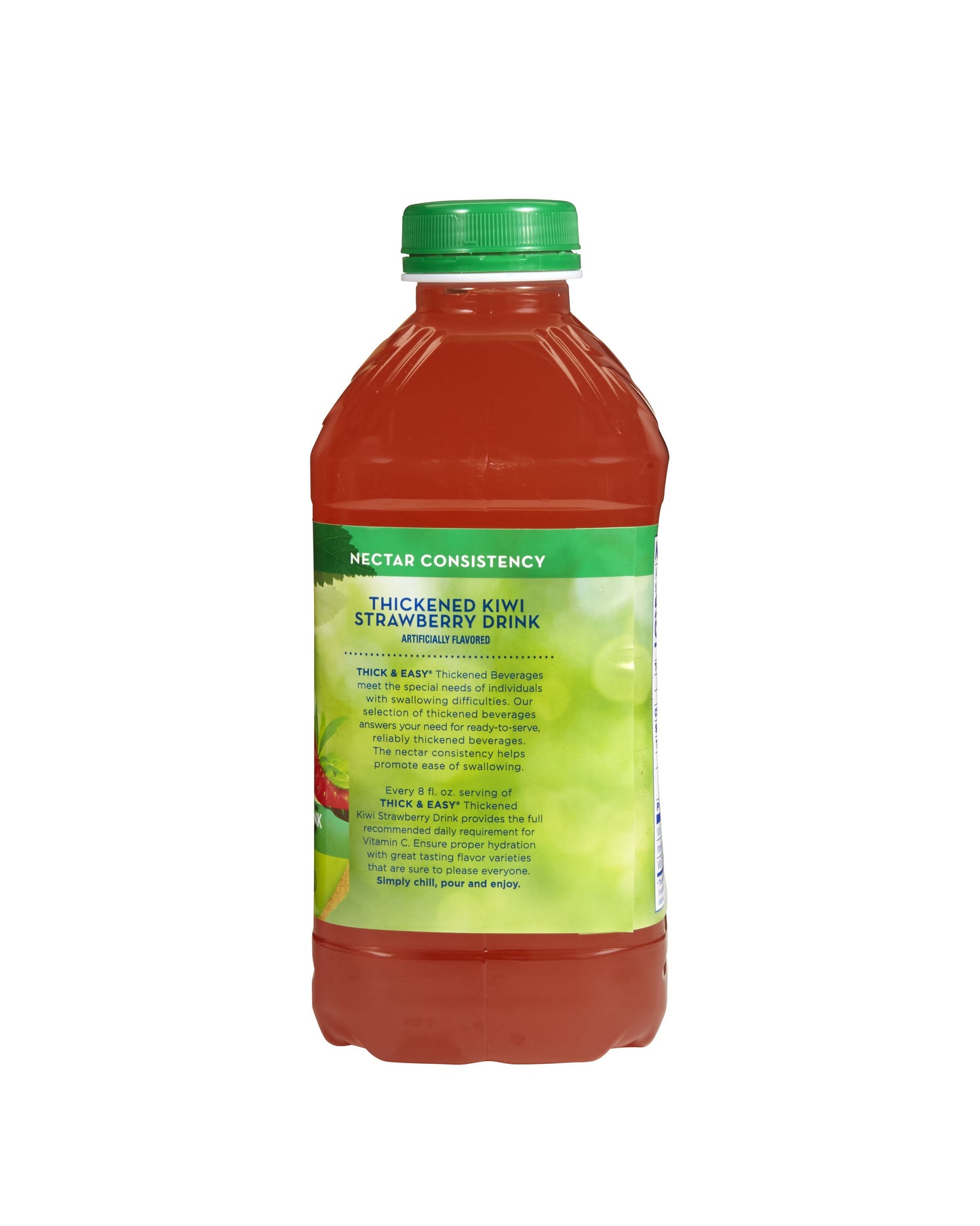 Thick & Easy® Clear Nectar Consistency Kiwi Strawberry Thickened Beverage 27930