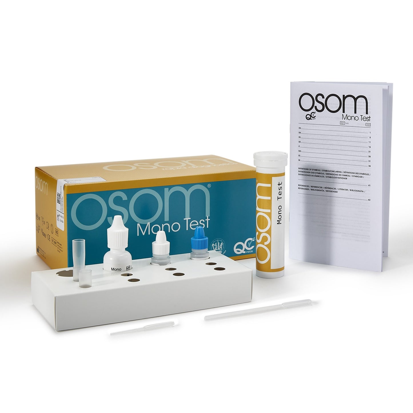 Other Infectious Disease Test Kit OSOM® Mono Test Infectious Mononucleosis 25 Tests CLIA Waived Sample Dependent - 145