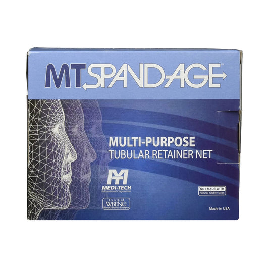 Elastic Net Retainer Dressing MT Spandage™ Tubular Elastic 25 Yard Size 1 White Finger / Toe / Wrist NonSterile - MT01