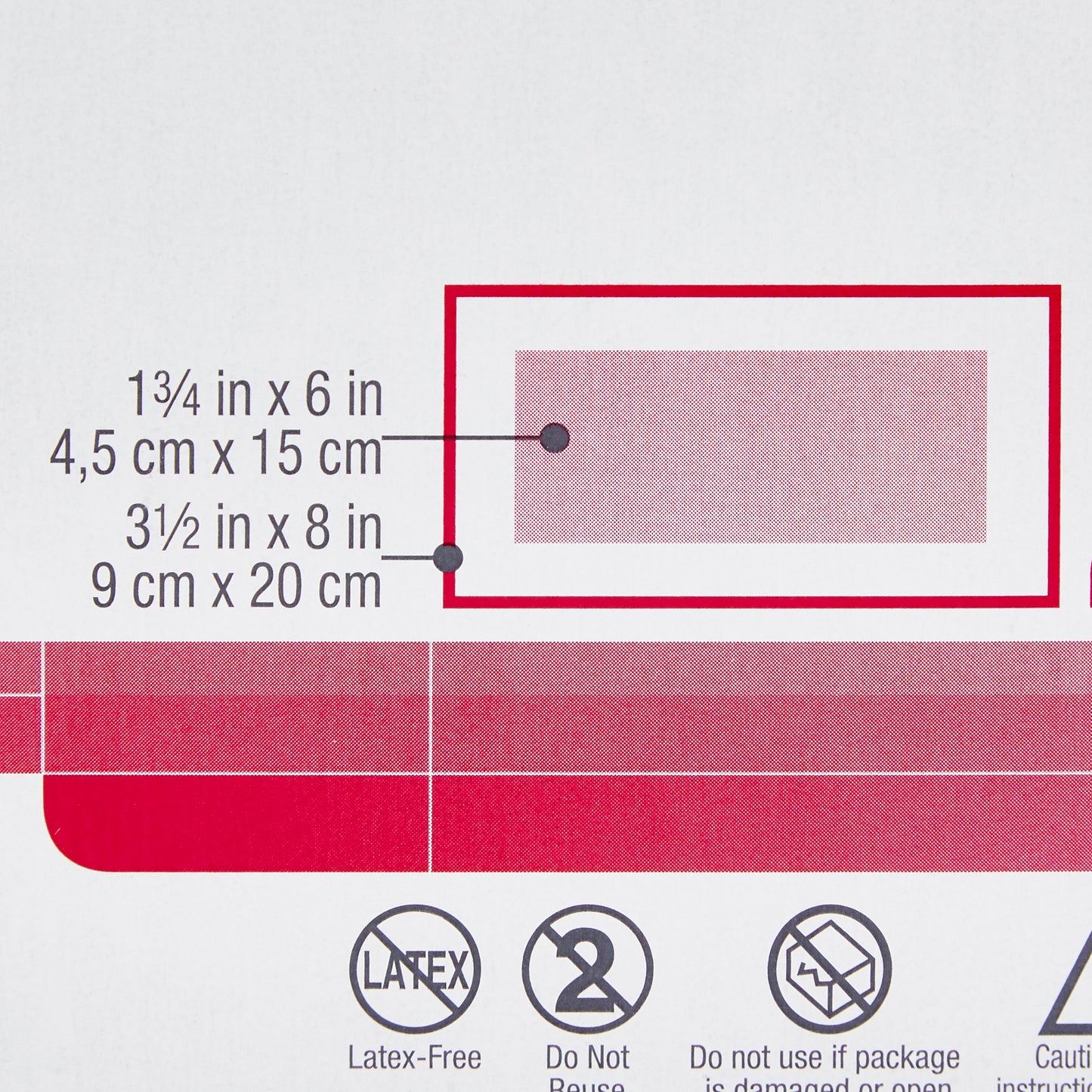 3M™ Medipore™ + Pad Soft Cloth Adhesive Dressing, 3½ x 8 Inch 3570