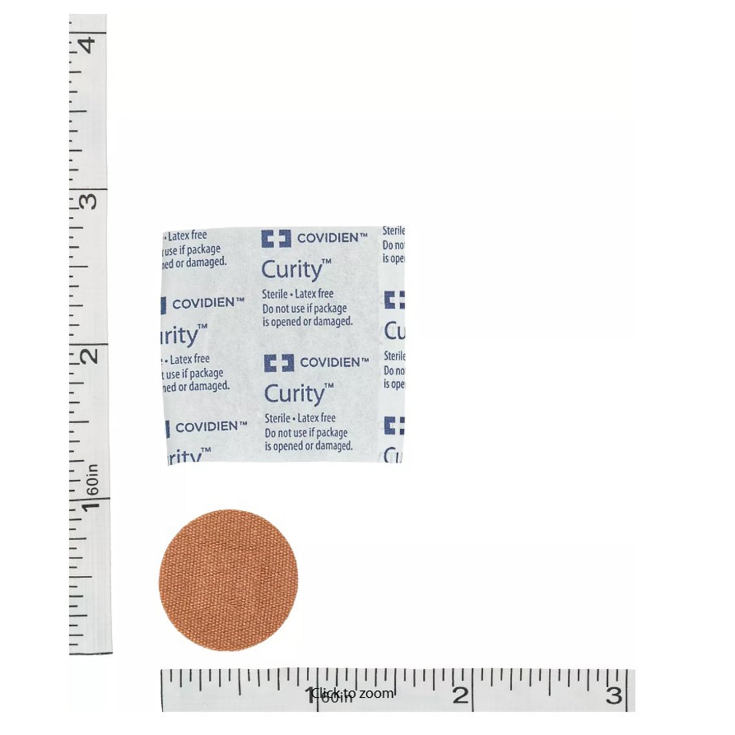 Curity™ Adhesive Spot Bandage, 7/8 Inch Round 44107