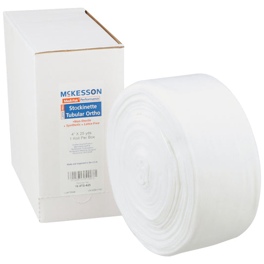 Stockinette Tubular McKesson 4 Inch X 25 Yard Polyester NonSterile - 16-4TS-425