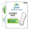 Bladder Control Pad TotalDry™ 16-1/2 Inch Length Heavy Absorbency Polymer Core Regular - SP1596