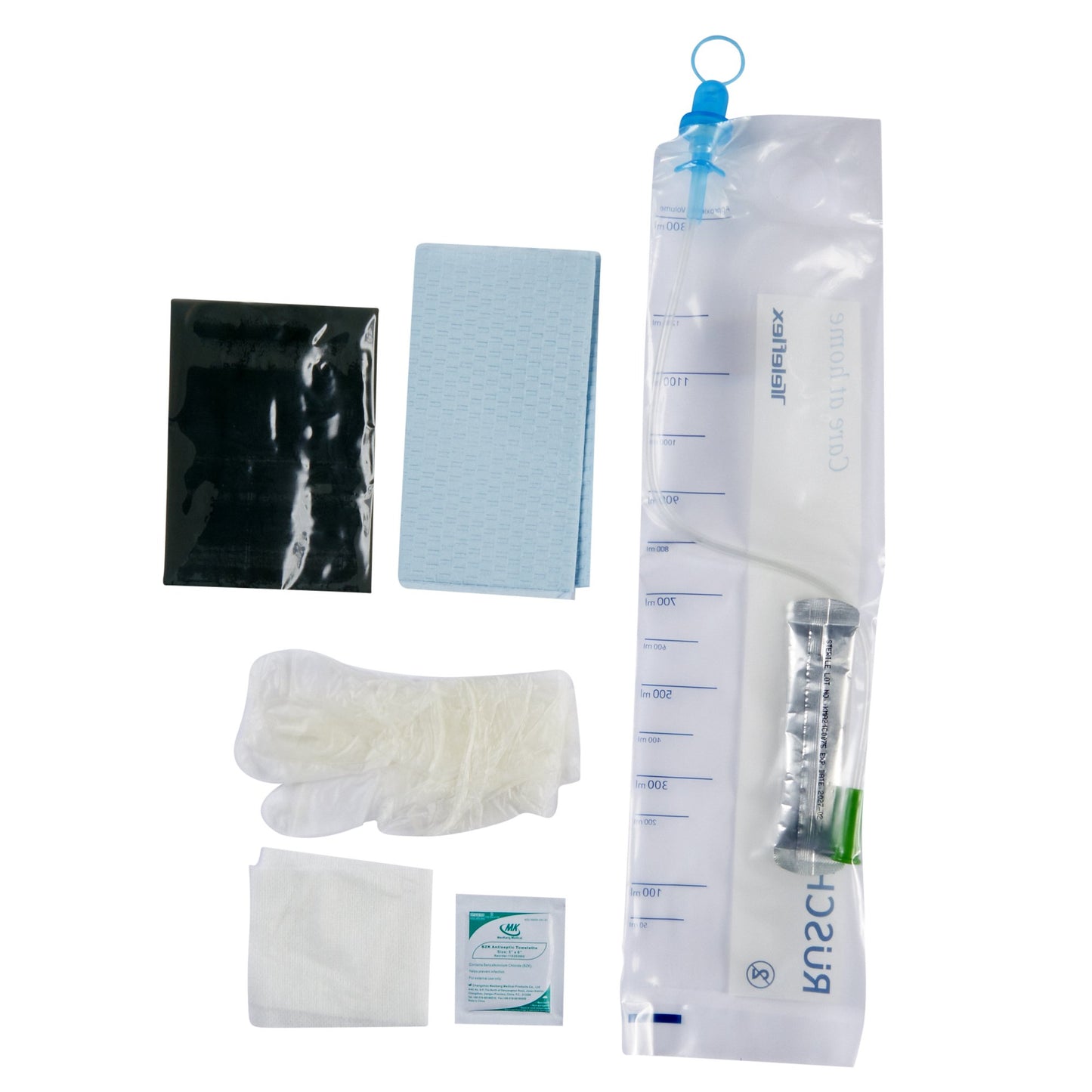 Intermittent Catheter Tray MMG™ H20™ Closed System 14 Fr. Without Balloon Hydrophilic Coated - 20096140