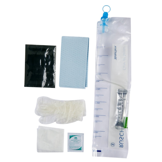 Intermittent Catheter Tray MMG™ H20™ Closed System 14 Fr. Without Balloon Hydrophilic Coated - 20096140