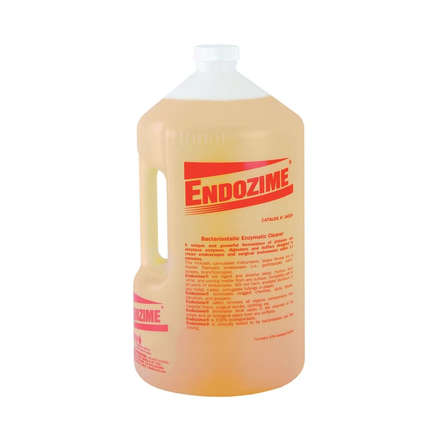 Dual Enzymatic Instrument Detergent Endozime® Liquid Concentrate 1 gal. Jug Floral Scent - 34509-27