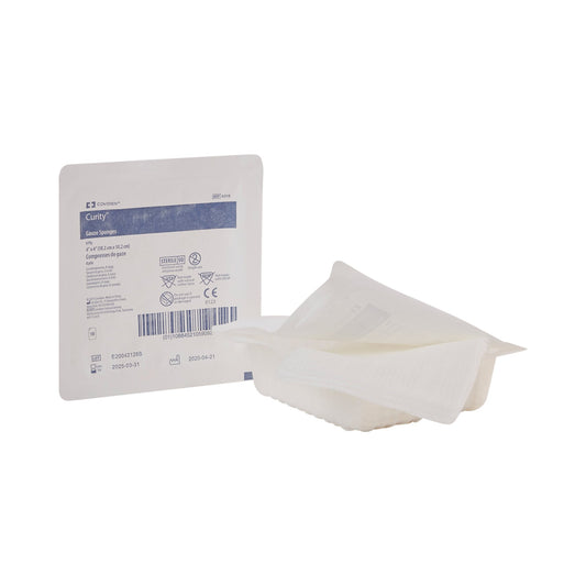 Cardinal Curity Sterile USP Type VII Gauze Sponge, 4 x 4 Inch 6318-, TR
