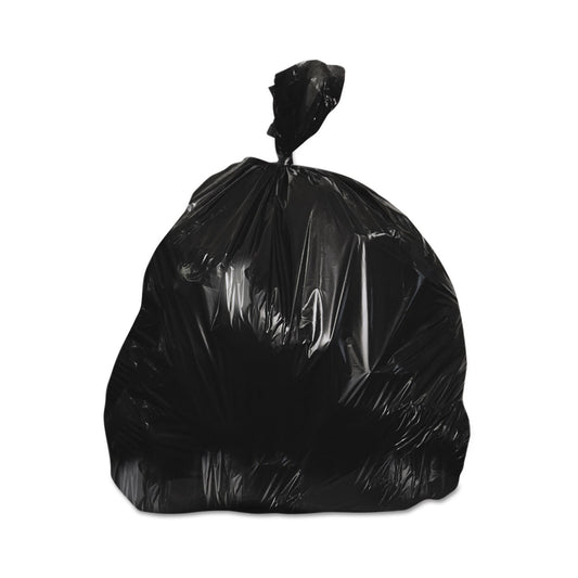 RJ Schinner Co Heritage Heavy Duty Trash Bag, 45 gal, Black H8046HK, Case of 125