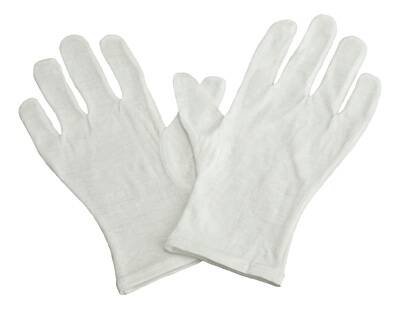 Infection Control Glove Grafco® Small / Medium Cotton White Wrist Length Hemmed Cuff NonSterile - 9665
