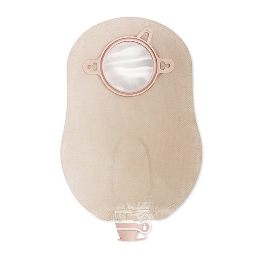 New Image™ 18922 Two-Piece Ultra-Clear Urostomy Pouch, 44 mm Flange, Green Match 18922