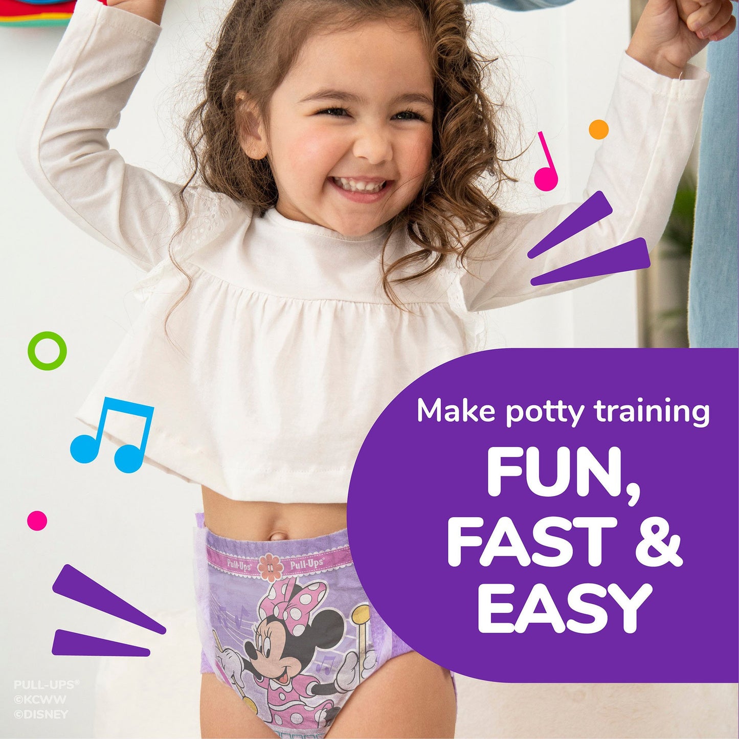 Pull-Ups® Learning Designs® for Girls Training Pants, 4T to 5T 51357