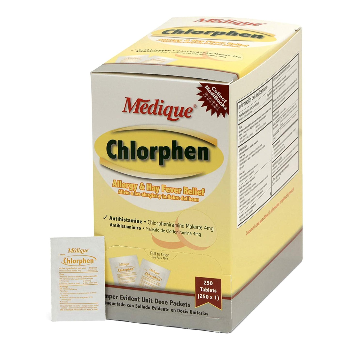 Allergy Relief Chlorphen 4 mg Strength Tablet 1 per Box - 24148